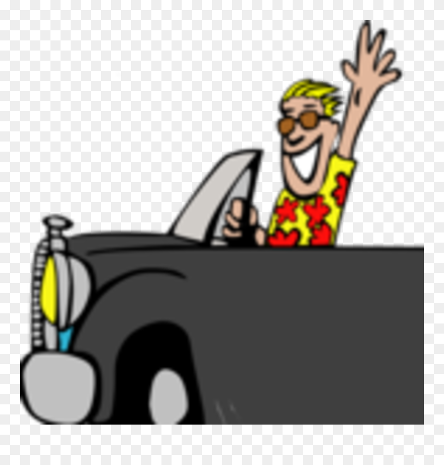 Driving Car Clip Art - Png Download