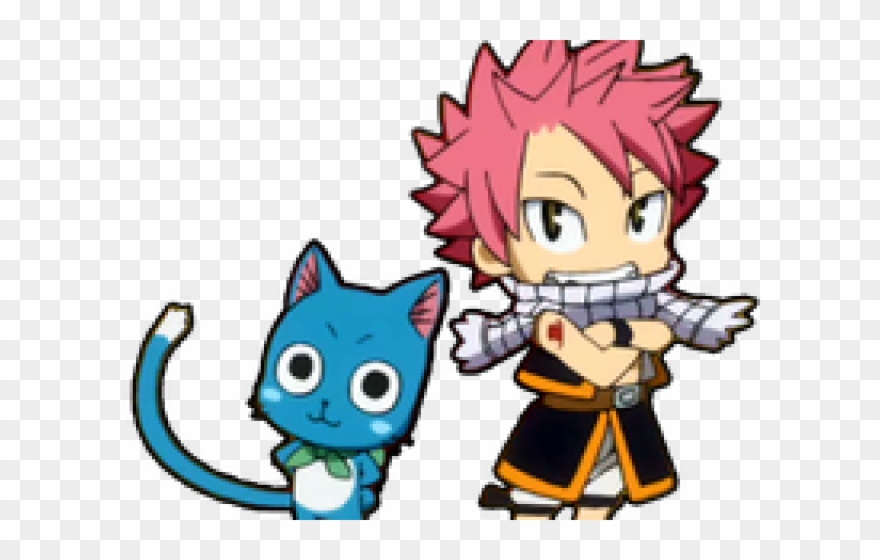 Fairy Tail Clipart Cute - Fairy Tail Happy Chibi - Png Download