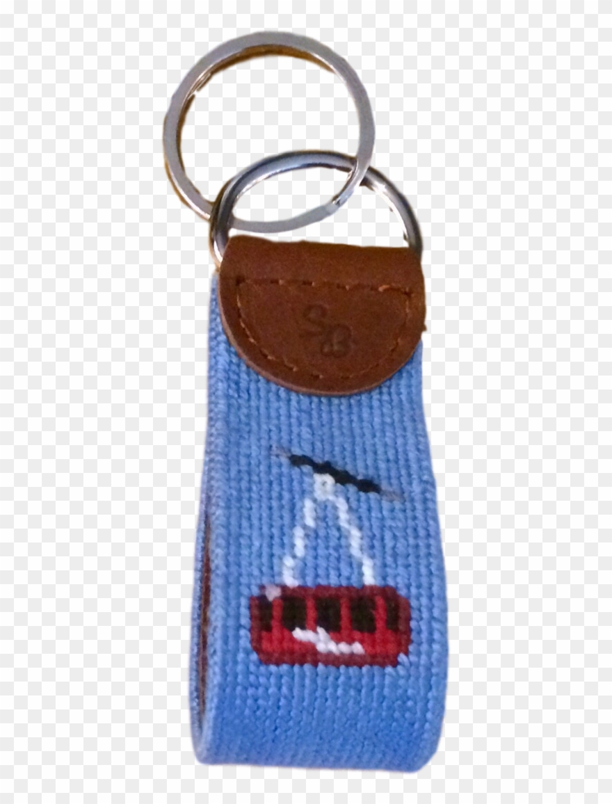 Tram Key Fob - Trolley Clipart
