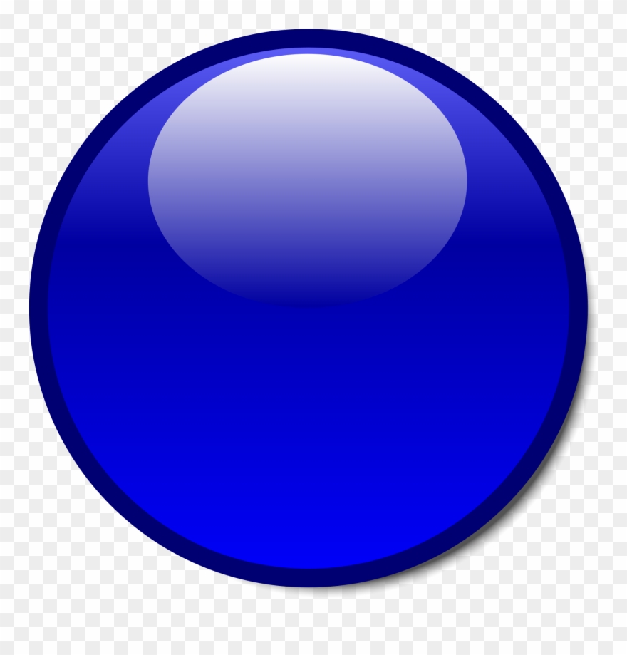 Sphere Clipart Svg - Blue Sphere - Png Download