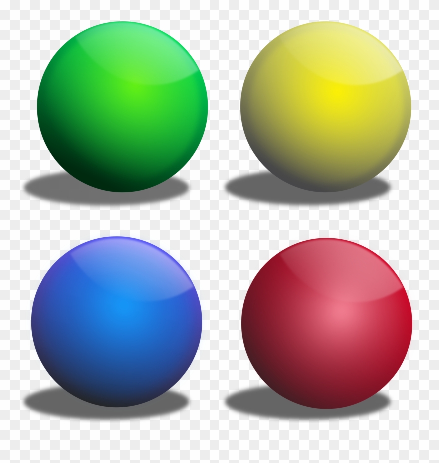 Sphere Clipart Color Ball - Esferas De Colores - Png Download