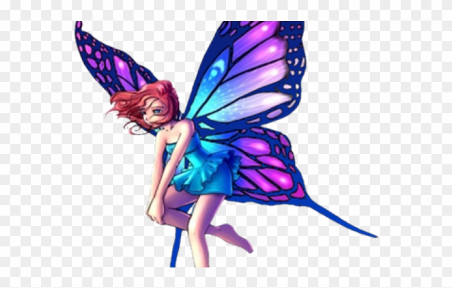 Fairy Tail Clipart Transparent - Transparent Background Fairy Png