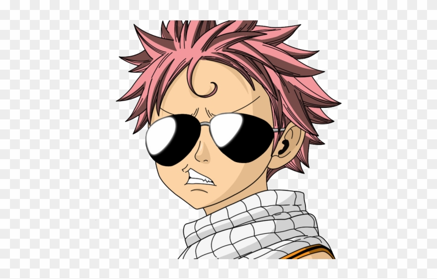 Fairy Tail Clipart Transparent - Anime With Sun Glasses - Png Download