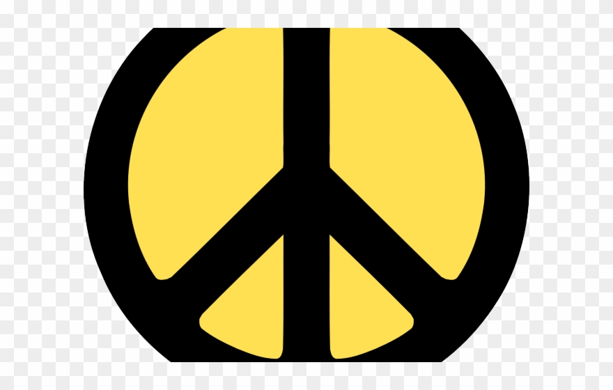 Peace Sign Clipart Symbolism - Peace Symbols - Png Download