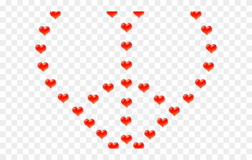 Peace Symbol Clipart Heart - Heart - Png Download