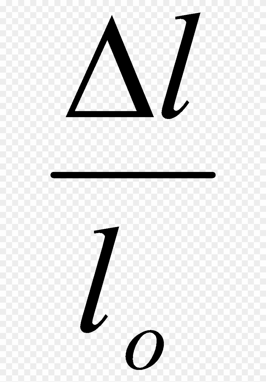 If The Extension Of The Wire Is Δl, And Its Original - Image File Formats Clipart