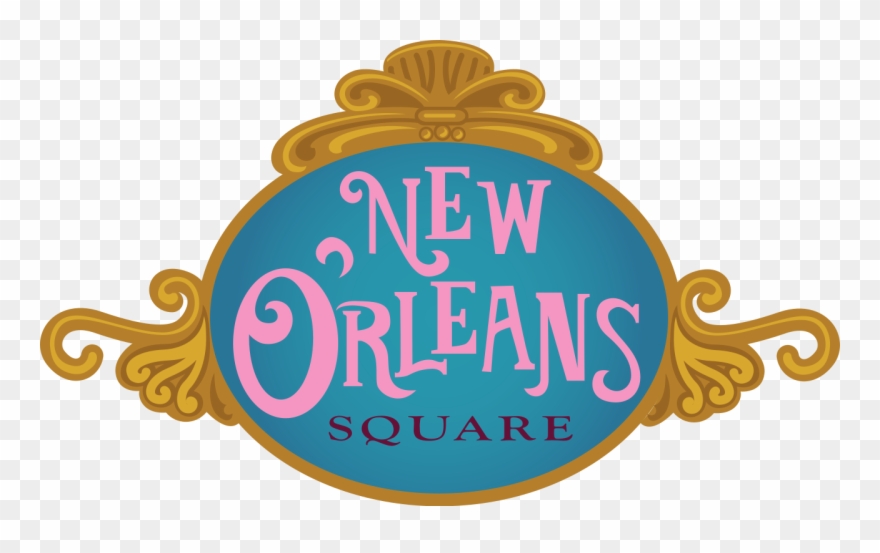 New Orleans Square - Disneyland New Orleans Square Logo Clipart