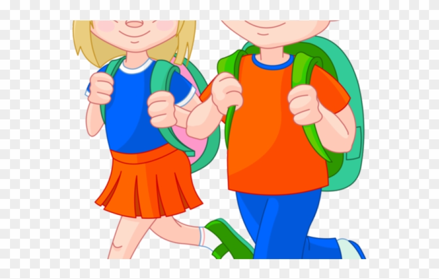 Anime Boy Clipart Schoolboy - Clipart Of School Boy And Girl - Png Download