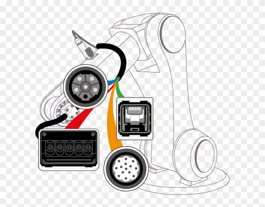 Reliable Energy Supply For Your Robotics - Illustration Clipart