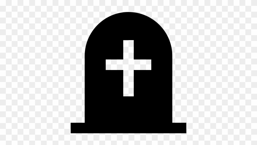 Headstone Rubber Stamp - Cemetery Logo Clipart