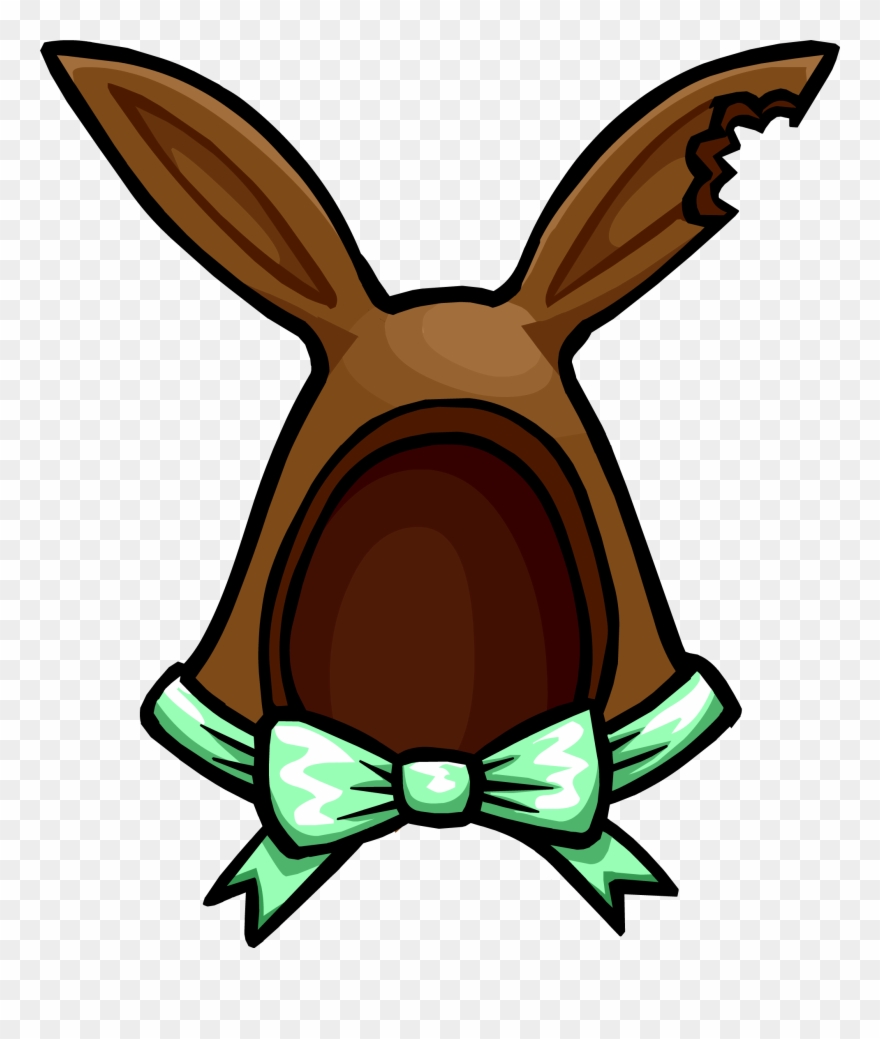 Cocoa Bunny Ears - Club Penguin Bunny Ears Clipart