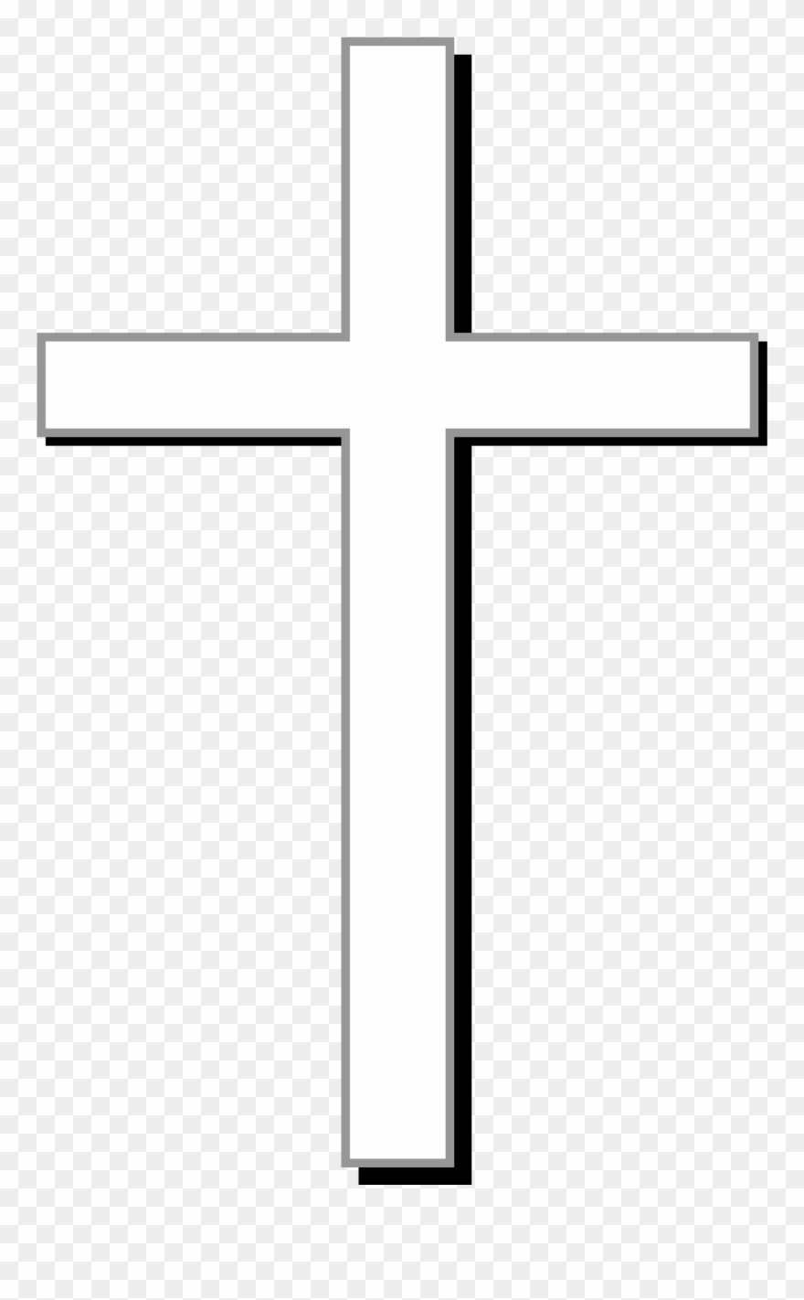 Gravestone Clipart Printable - White Cross Transparent Background - Png Download