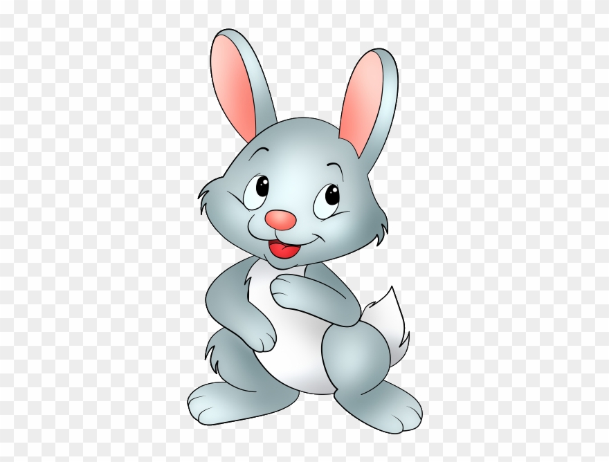 Clip Arts Related To - Cartoon Rabbit No Background - Png Download