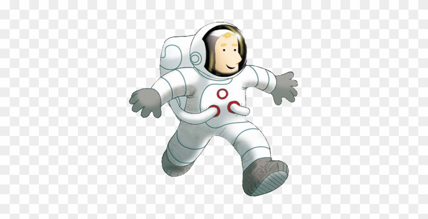 Spaceman - Moon Usborne First Reading Clipart