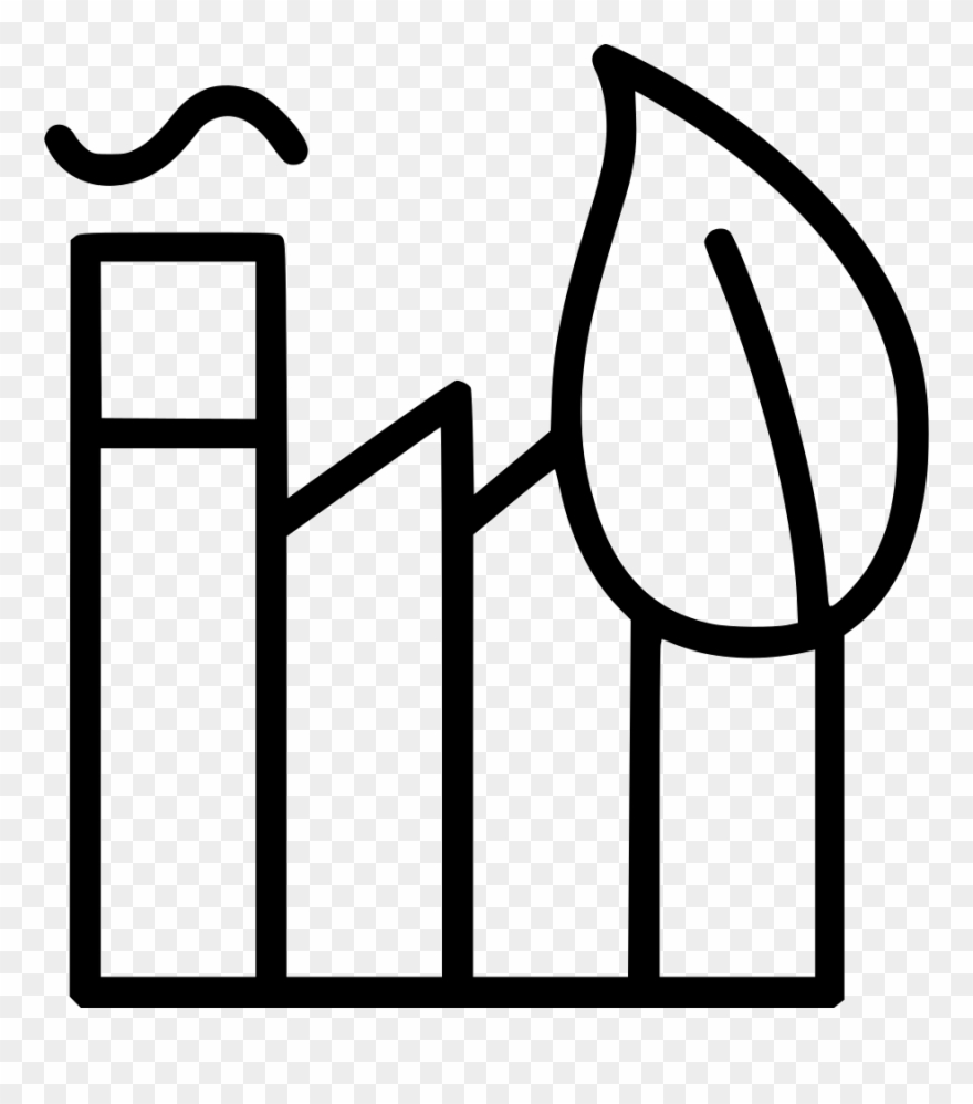 Factory Clipart Green Factory - Industry - Png Download