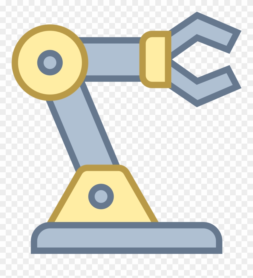 Vector Robotics Factory - Robotic Arm Icon Png Clipart