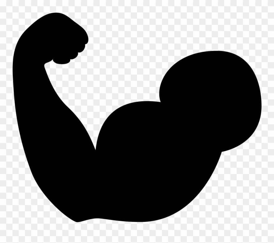 Bicep Flex Clip Art - Muscle Png Icon Transparent Png