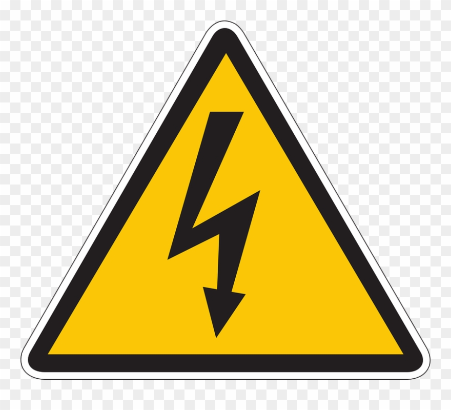 National Electrical Safety Month - Safety Signs High Voltage Clipart