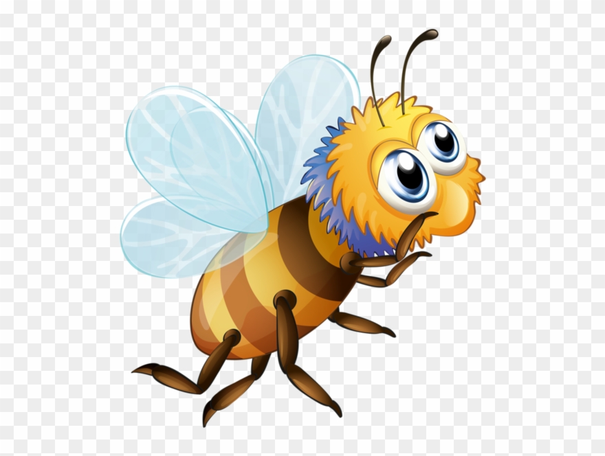 #bees - Bee Popcorn Clipart