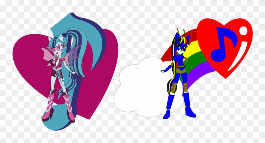 Mlp Eg Sonata Dusk And Melina In - Mlp Sonata Dusk Doll Clipart