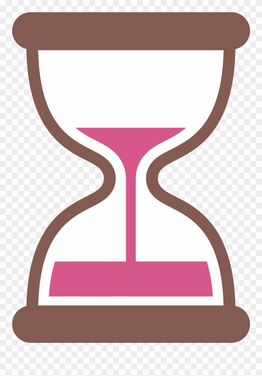 Open - Hourglass Emoji Clipart
