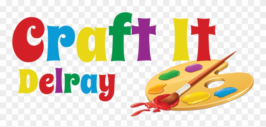 Craft It - Delray - Art Brushes And Paint Clipart