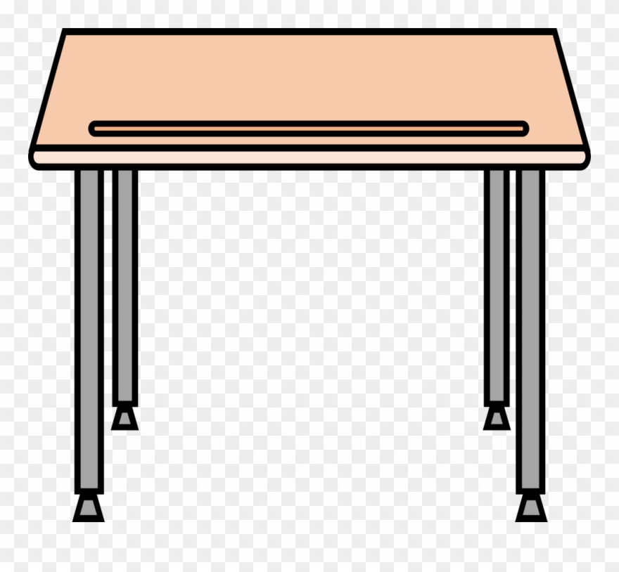 School Desk Beautiful Simple School Desk Icons Png - Desk Clipart Transparent Png
