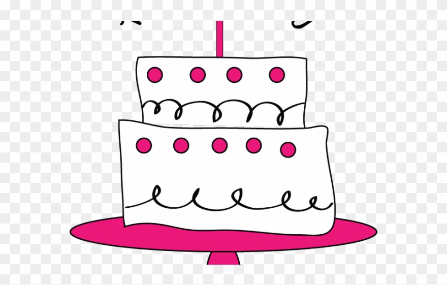 Birthday Candles Clipart Single Pencil - Girly Happy Birthday Clipart - Png Download