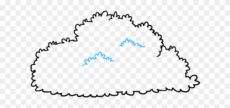 How To Draw Bush - Easy Bush To Draw Clipart