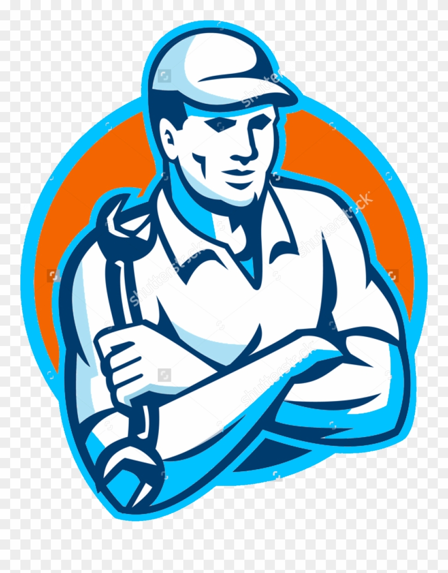 Logo - Mechanic Crossed Wrench Clipart