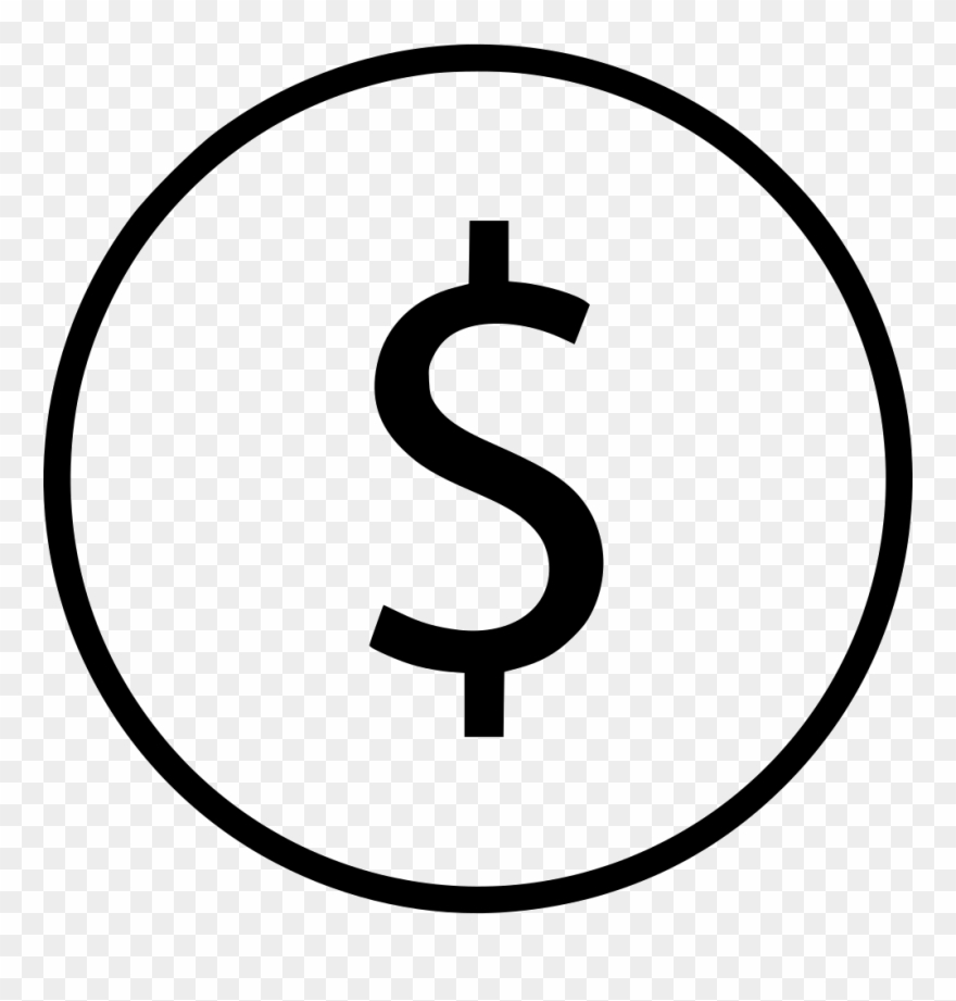 White Dollar Sign Png - Icon Dollar White Vector Clipart