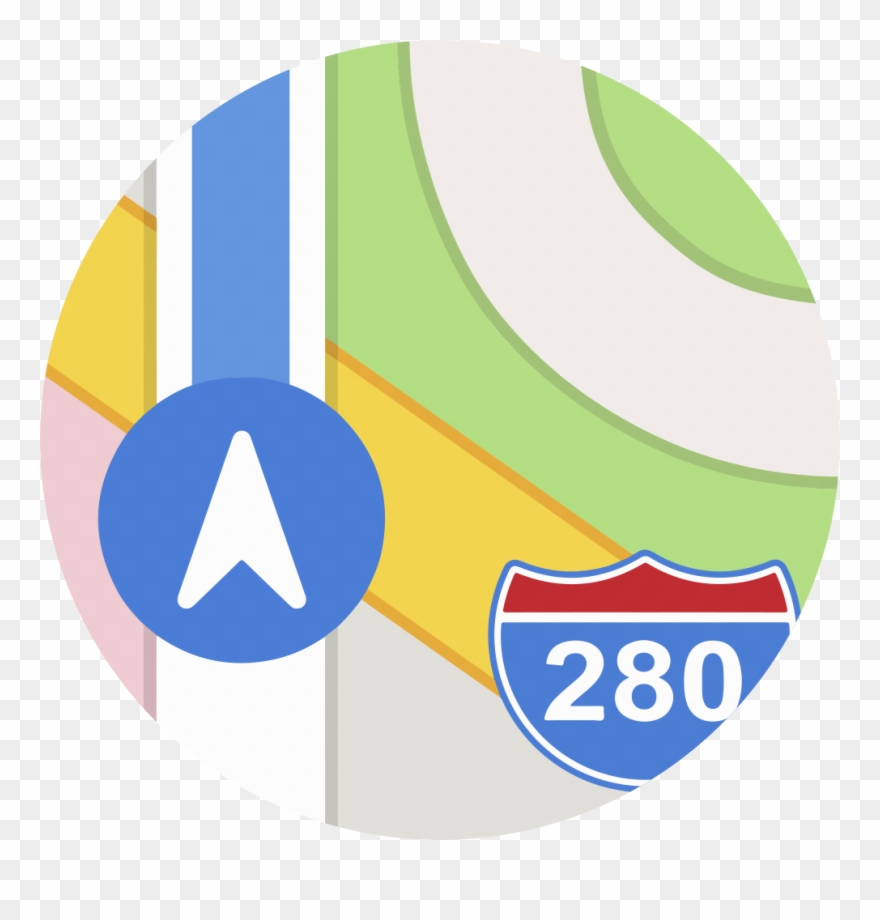 Get Started - Apple Maps App Clipart