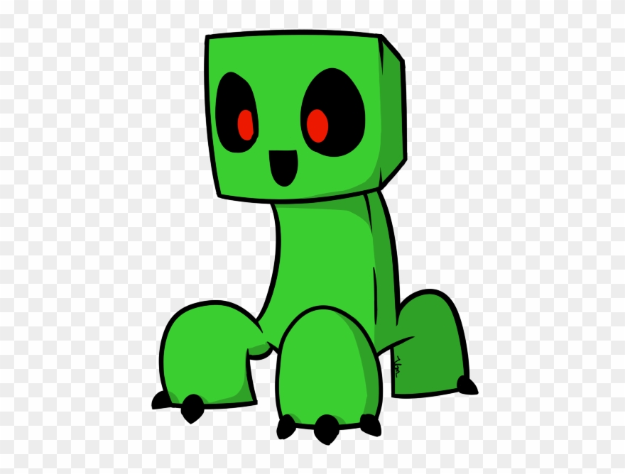 Creeper - Cute Creeper Png Clipart