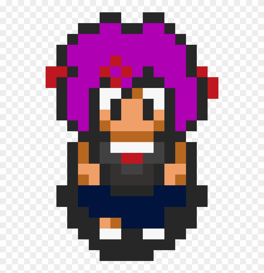 Edited Mediaan Alttp-style Sprite Of Natsuki, I Think - Zelda Minish Cap Pixel Art Clipart