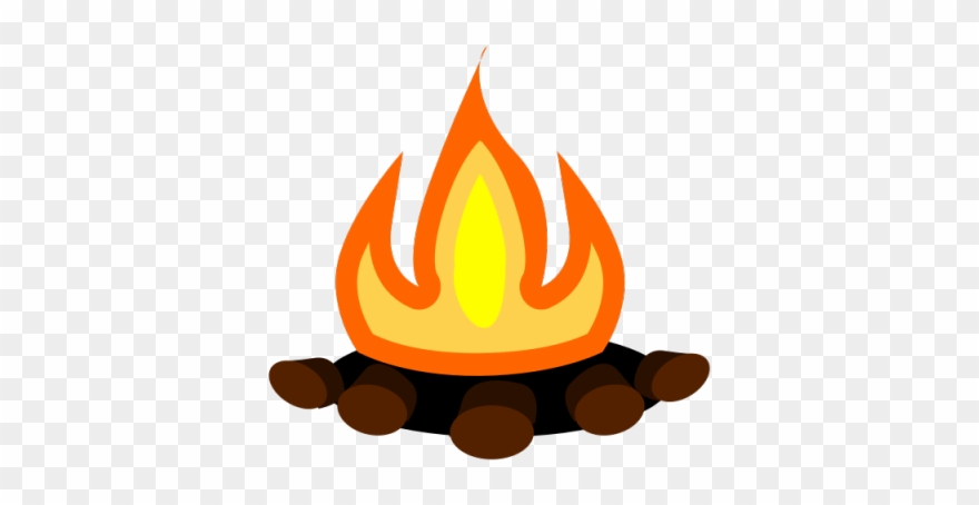 Flames Clipart Rocket Engine - Campfire Clipart Transparent Background - Png Download