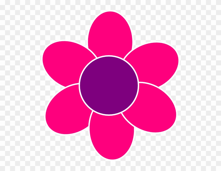 Pink Flower Clip Art Imageu200b - Purple And Pink Flowers Clipart - Png Download