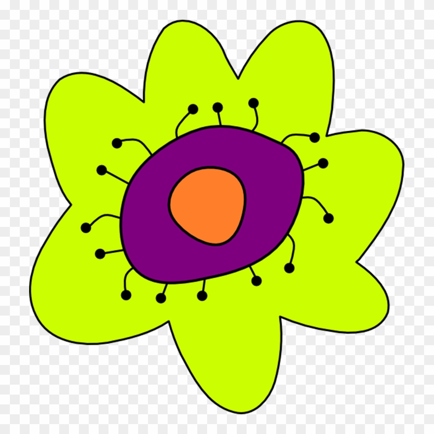 Flowers Cartoon - Cartoon Flower Clipart