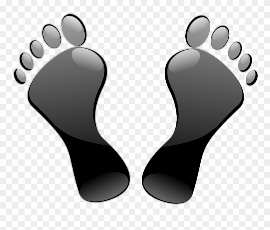 Snake Add Feet Clipart, Vector Clip Art Online, Royalty - Black Feet - Png Download