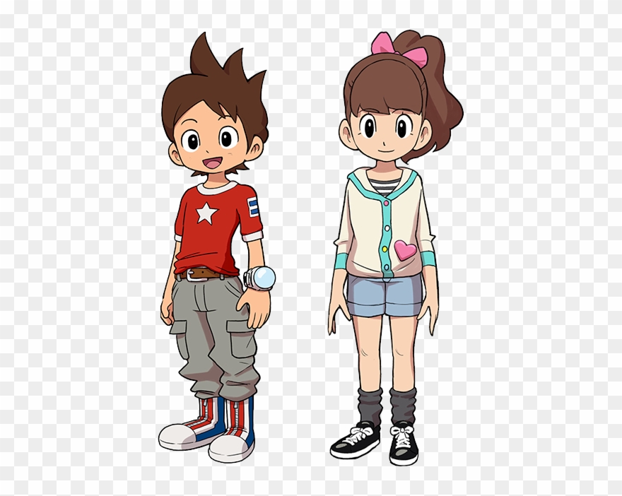 Nate/katie Art - Yo Kai Watch Boy Clipart