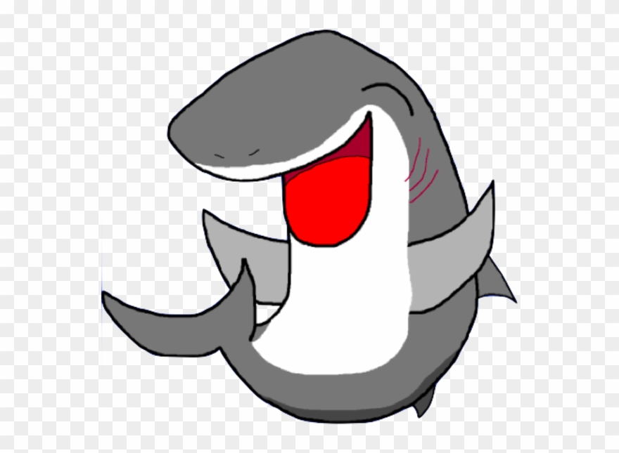 Smiling Shark Clipart No Watermark - Happy Shark Png Transparent Png