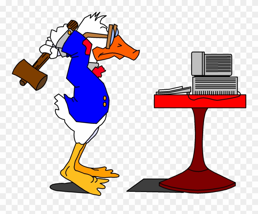 Clipart Smashing Computer Clipart Smashing Computer - Clipart Duck Smashing Computer - Png Download
