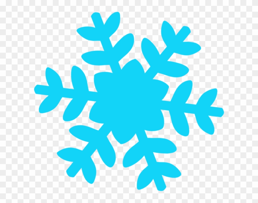 All About Snowflakes Plus Free Coloring Pages/templates, - Snowflake Blue Clip Art - Png Download