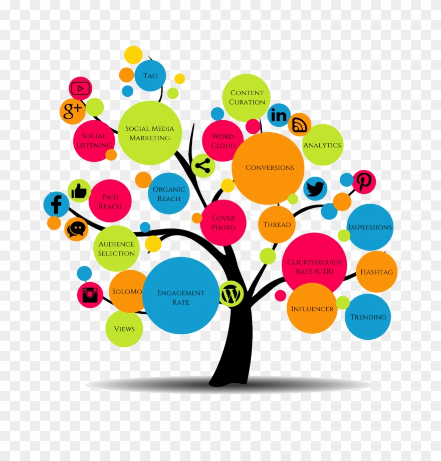 Social Media Clipart New Media - Developing Content For Website - Png Download
