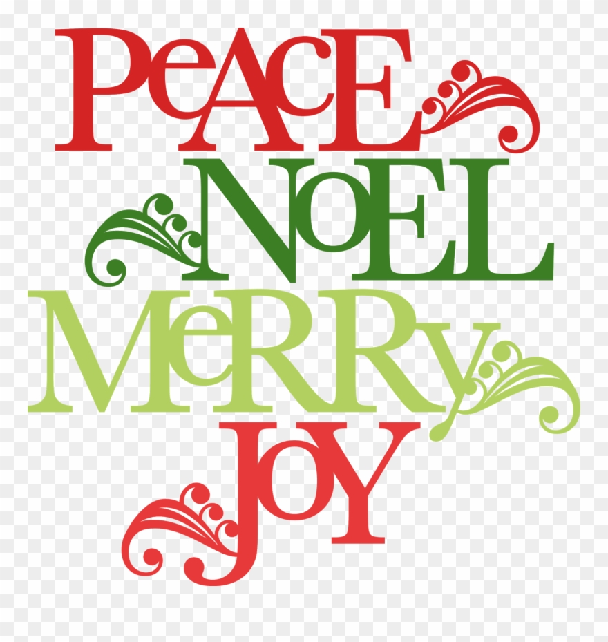 Pin By Organized Chaos On Miss Kate - Free Clipart For Christmas Words - Png Download