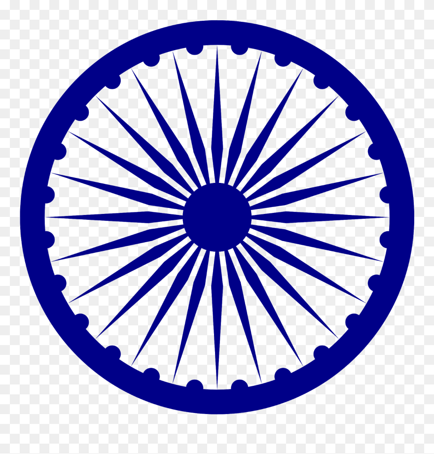 File - Ashoka Chakra - Svg - Ashoka Chakra Clipart