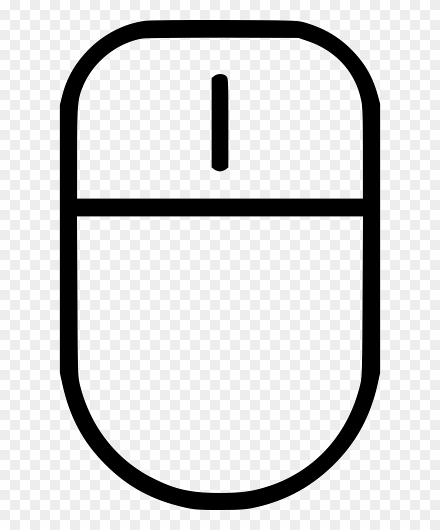 Clipart Mouse Computer - Computer Mouse Drawing Png Transparent Png