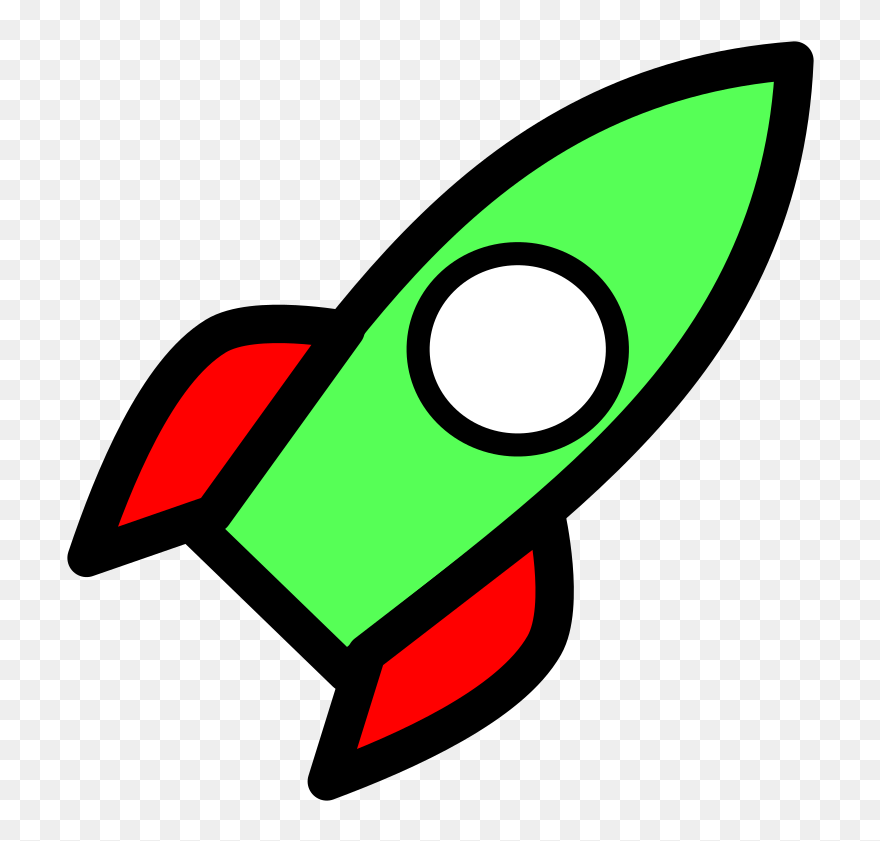 Cartoon Rocket Ship Clipart