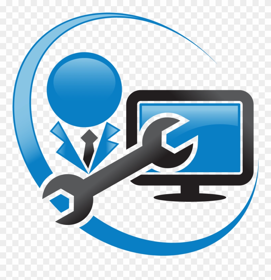 Images For Computer Repair Logo Clip Art - Computer Repair Shop Logo - Png Download