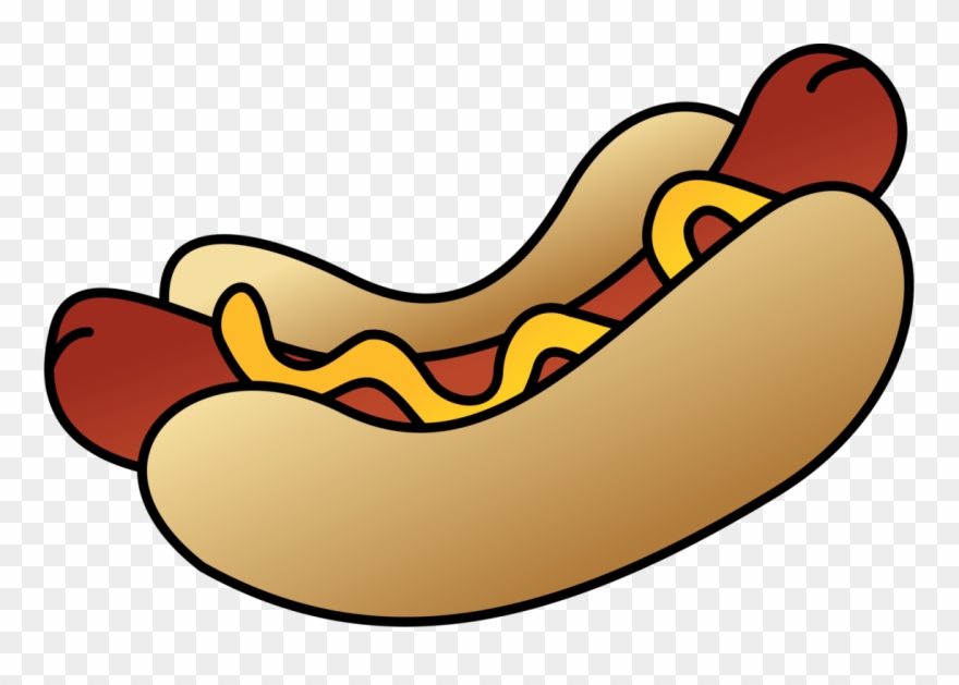 Hot Dog Bun Hamburger Classic Clip Art Sausage Bun - Hot Dogs Clip Art - Png Download