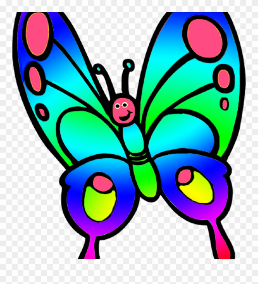 Butterfly Cliparts Butterfly Clipart Butterflys Pinterest - Colorful Butterfly Clipart - Png Download